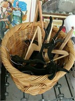 Basket of hangers