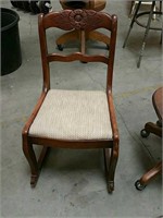 Small Victorian rocking chair
