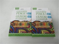 (2) Crayola Coloured Pencils - 36 Pencils