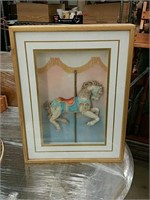 3D carousel horse picture