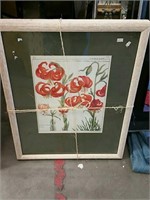 Bundle of floral & needlepoint pictures