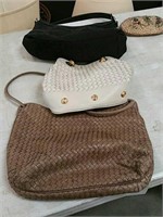Bundle of 3 designer handbags CK Etc