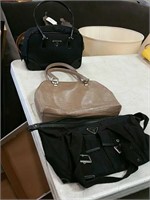 Bundle of 3 designer handbags Prada Etc