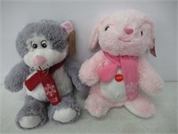Lot of (2) Petsmart Collectible Plush Toy, Lucky &