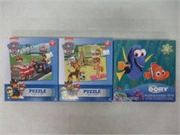 Lot of (3) 24-Pieces Puzzles