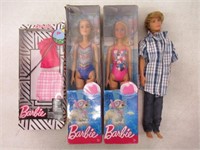 Lot of (4) Assorted Barbie Items
