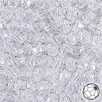 The Beadery Faceted Beads 8mm 900/Pkg-Crystal