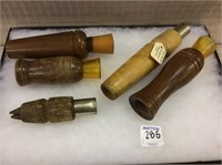 Lot of 5 Duck & Game Calls Including