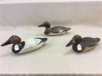 Lot of 3 Decoys Including 2-Canvasback Hens-