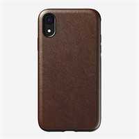 Nomad Rugged Leather Case iPhone XR Rustic Brown