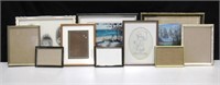 Various Framed Art Prints & Empty Picture Frames