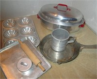 1940's - 8 Piece Aluminum Cooking Tools