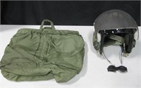 Air Force Fighter Pilot Helmet & Cover Bag