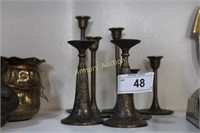 BRASS CANDLE HOLDERS