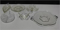 American Foliated Glassware Plates & Dishes
