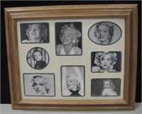 17" x 14" Framed Marilyn Monroe Photo Collage