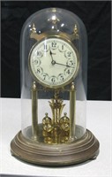 VNTG German Kieninger Obergfell Brass Dome Clock