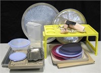 Various Home Dining & Kitchenware Trays & More