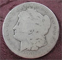 1901-O Silver Morgan Dollar - New Orleans Minted