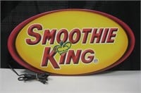 Smoothie King Oval Fluorescent Sign 36" x 19"