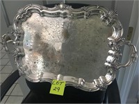 Silver Plate Tray