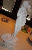 Varoneses Design 11" White Resin Female Sculpture