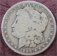 1896-O Silver Morgan Dollar - New Orleans Minted