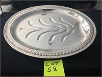 Silver Plate Meat Tray