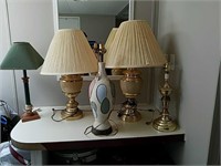 Five lamps