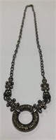 Sterling Silver & Marcasite Necklace
