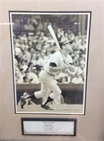 MICKEY MANTLE FRAMED PICTURE