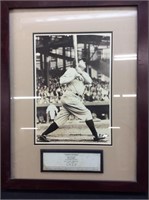 BABE RUTH FRAMED PICTURE