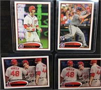 2012 BRYCE HARPER ROOKIE #661 TOPPS & MIKE TROUT