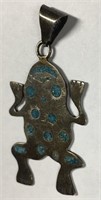 Mexico Silver Frog Pendant