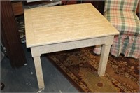 Square painted Table
