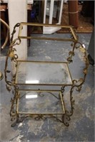 3 Tier Metal Table missing 1 glass
