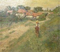 C. Martin Oil On Canvas Landscape