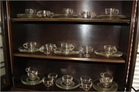51pcs Candlewyck Cups & Saucers