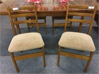 MID CENTURY DINING CHAIRS (4x)