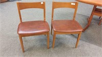 MID CENTURY  DINING CHAIRS (4X)