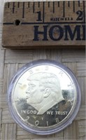 2018 Gold Tone Trump Coin