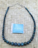 Jay King Sterling and Turquoise Necklace