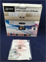 GPX MP-3 Ready Under Cabinet CD/Radio