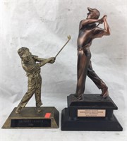 Two Golf Trophies