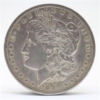 1891-CC Morgan Silver Dollar - XF