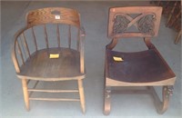 Two antique chairs