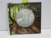 2013 $20 .9999 Fine Silver Fox