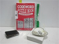 Crossword Puzzle Book, Smokers Tins, Hallmark