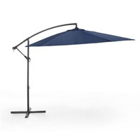 10ft Round Offset Umbrella - Blue