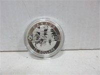 2013 $10 .9999 Fine Silver - Canadian Hockey